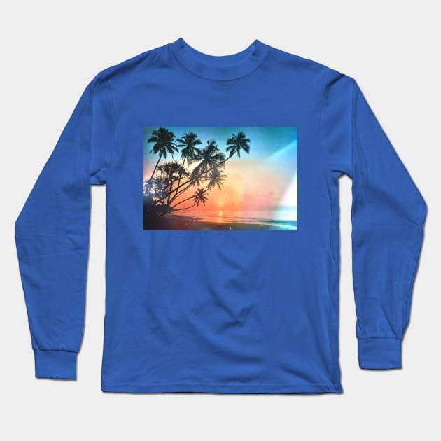 A sunset. Long Sleeve T-Shirt by DAVT